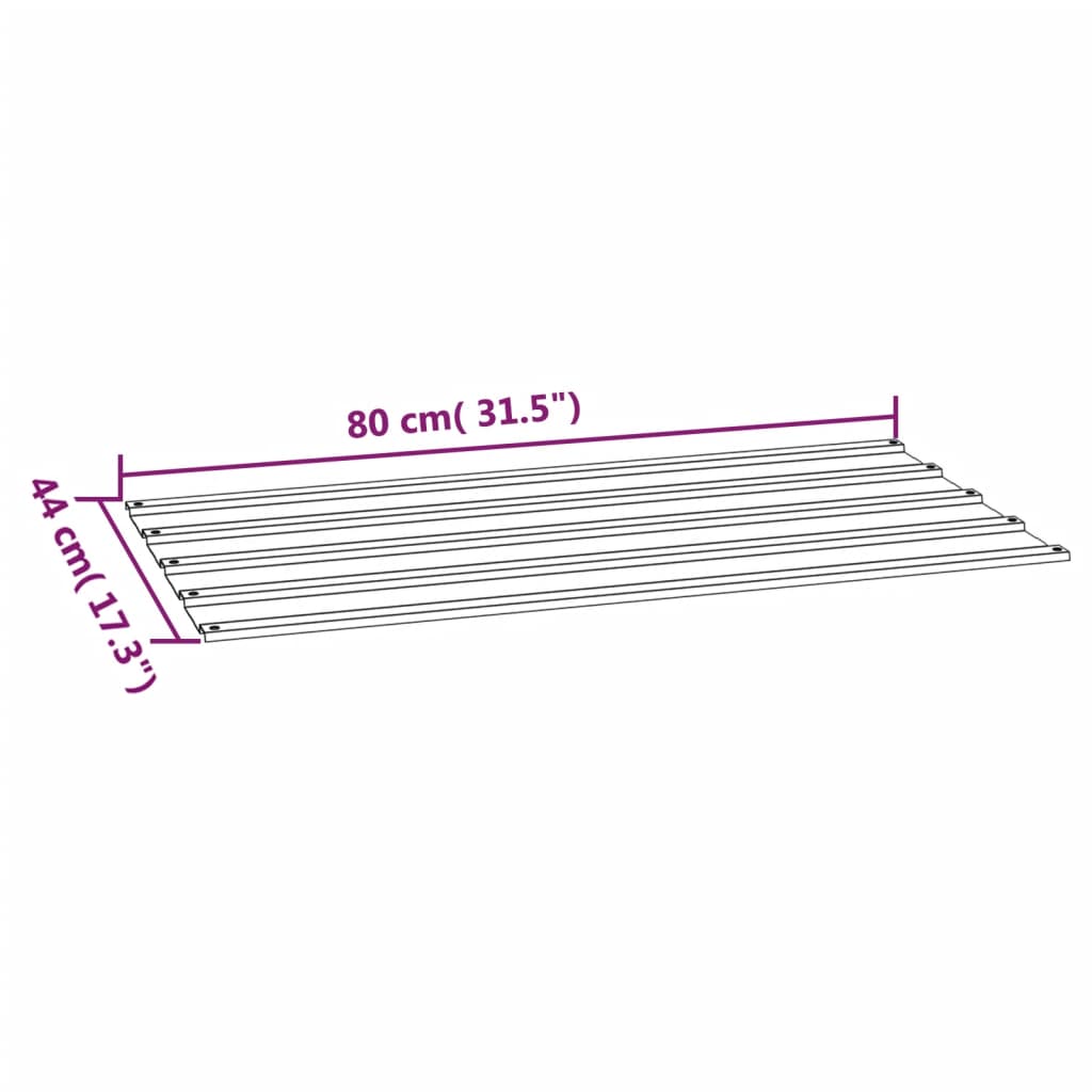 Dakpanelen 12 st 80x44 cm cortenstaal roestig Dakshingles en -pannen | Creëer jouw Trendy Thuis | Gratis bezorgd & Retour | Trendy.nl