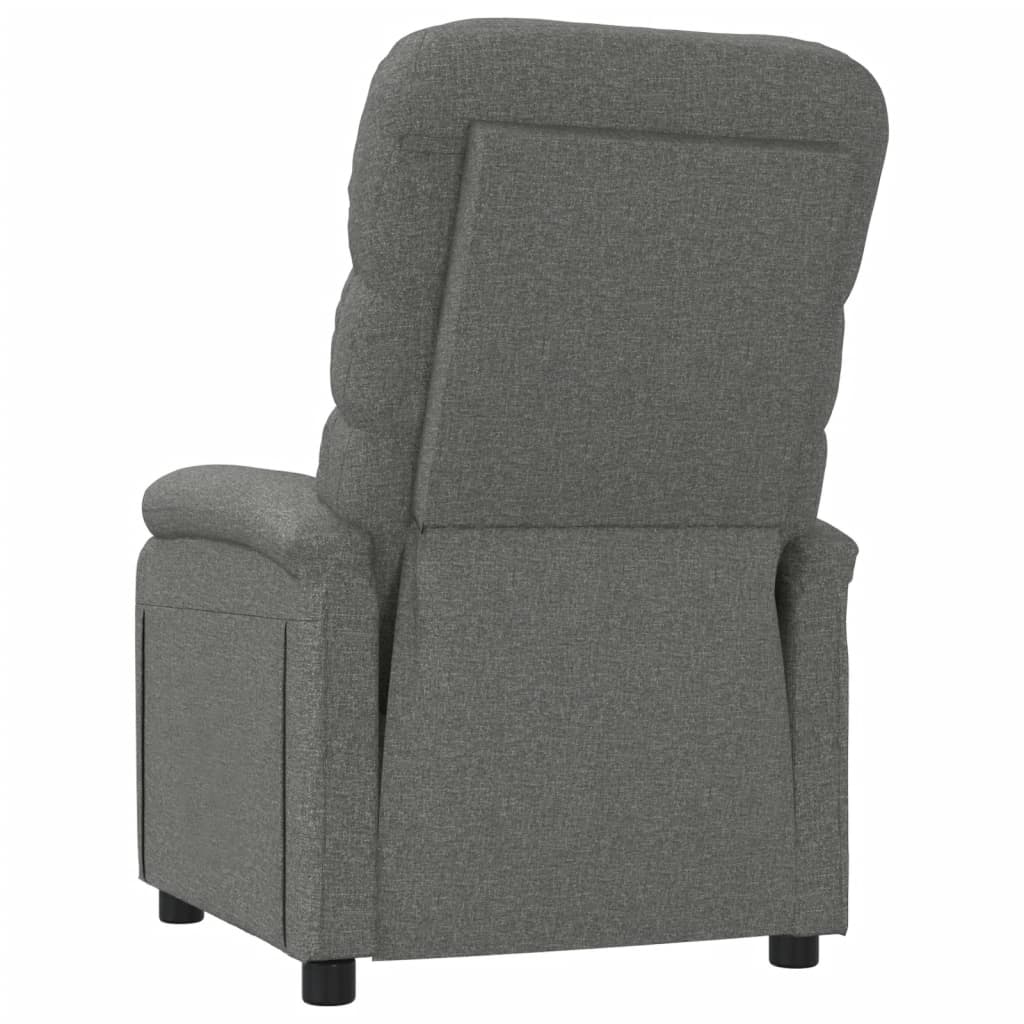 Fauteuil verstelbaar stof donkergrijs Fauteuils & Relaxfauteuils | Creëer jouw Trendy Thuis | Gratis bezorgd & Retour | Trendy.nl