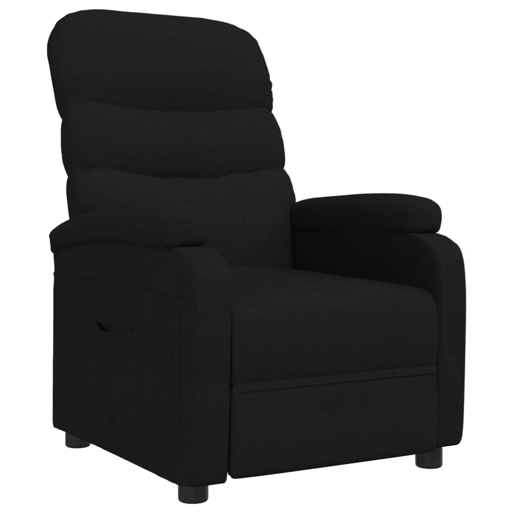 Fauteuil verstelbaar stof zwart Fauteuils & Relaxfauteuils | Creëer jouw Trendy Thuis | Gratis bezorgd & Retour | Trendy.nl