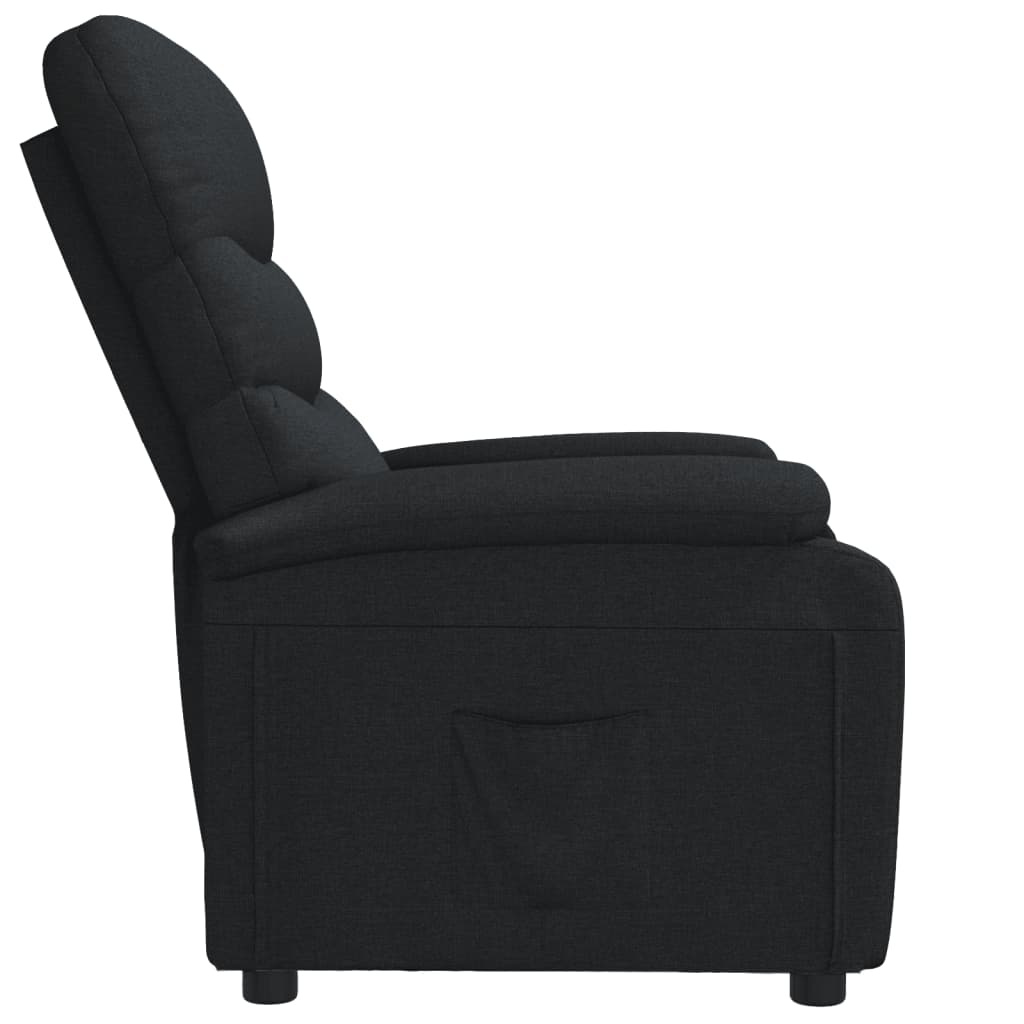 Fauteuil verstelbaar stof zwart Fauteuils & Relaxfauteuils | Creëer jouw Trendy Thuis | Gratis bezorgd & Retour | Trendy.nl