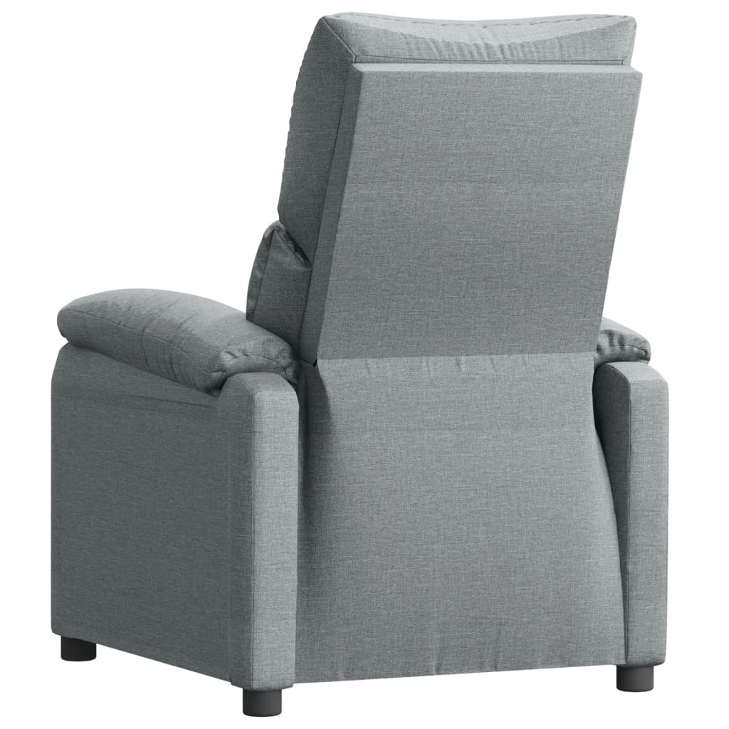 Fauteuil verstelbaar stof lichtgrijs Fauteuils & Relaxfauteuils | Creëer jouw Trendy Thuis | Gratis bezorgd & Retour | Trendy.nl