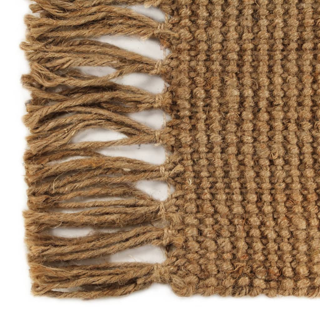 Vloerkleed met kwastjes 120x180 cm jute Vloerkleden | Creëer jouw Trendy Thuis | Gratis bezorgd & Retour | Trendy.nl