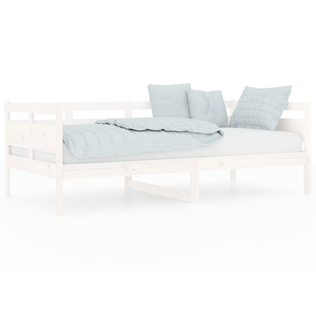 Slaapbank massief grenenhout wit 90x190 cm Bedden & bedframes | Creëer jouw Trendy Thuis | Gratis bezorgd & Retour | Trendy.nl