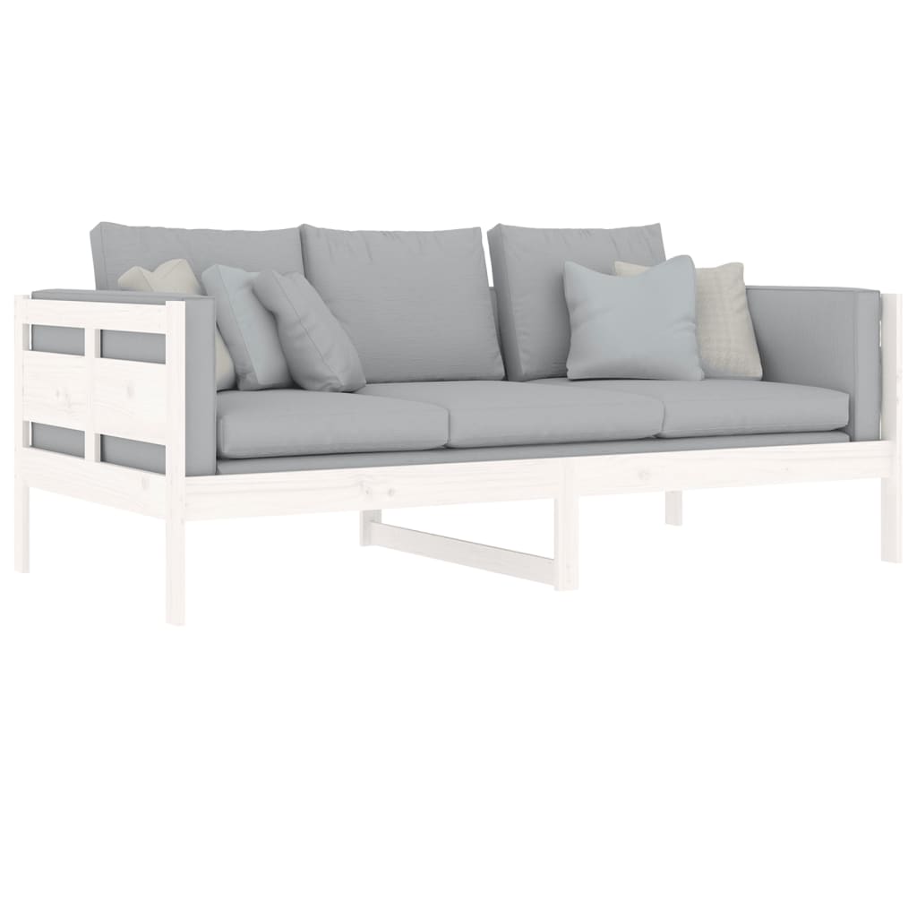 Slaapbank massief grenenhout wit 90x190 cm Bedden & bedframes | Creëer jouw Trendy Thuis | Gratis bezorgd & Retour | Trendy.nl