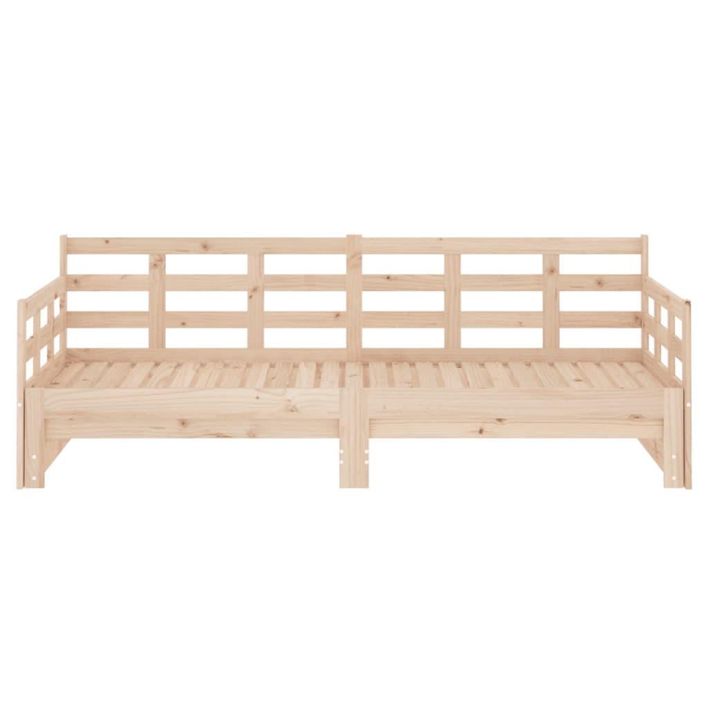 Slaapbank uitschuifbaar massief grenenhout 2x(90x190) cm Bedden & bedframes | Creëer jouw Trendy Thuis | Gratis bezorgd & Retour | Trendy.nl