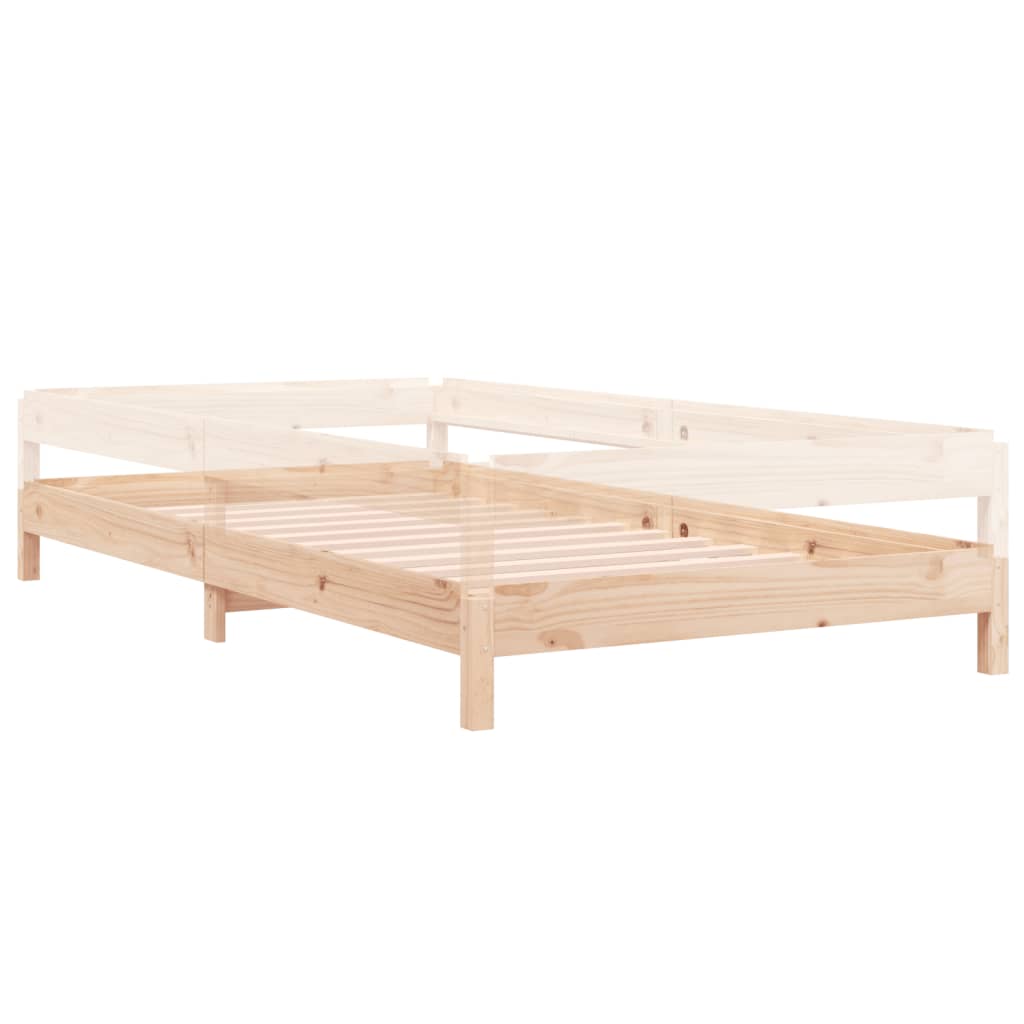 Bed stapelbaar 90x200 cm massief grenenhout Bedden & bedframes | Creëer jouw Trendy Thuis | Gratis bezorgd & Retour | Trendy.nl