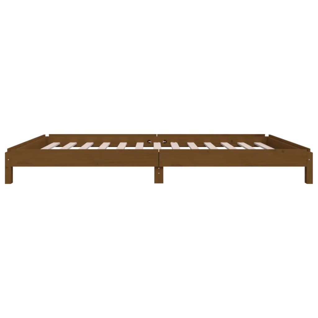 Bed stapelbaar 90x190 cm massief grenenhout honingbruin Bedden & bedframes | Creëer jouw Trendy Thuis | Gratis bezorgd & Retour | Trendy.nl