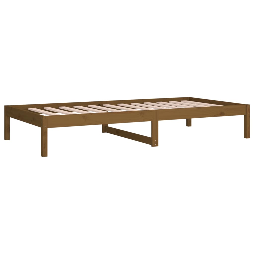 Slaapbank 90x200 cm massief grenenhout honingbruin Bedden & bedframes | Creëer jouw Trendy Thuis | Gratis bezorgd & Retour | Trendy.nl