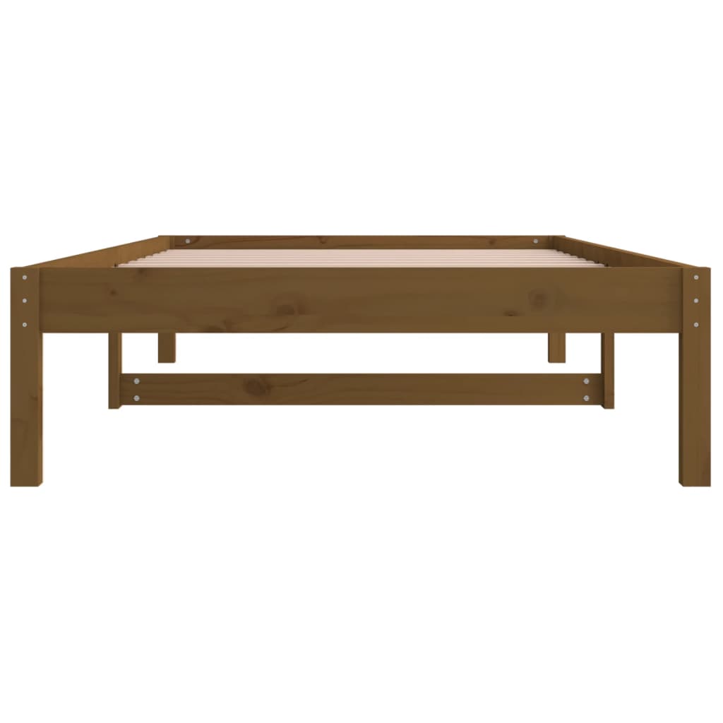 Slaapbank 90x200 cm massief grenenhout honingbruin Bedden & bedframes | Creëer jouw Trendy Thuis | Gratis bezorgd & Retour | Trendy.nl