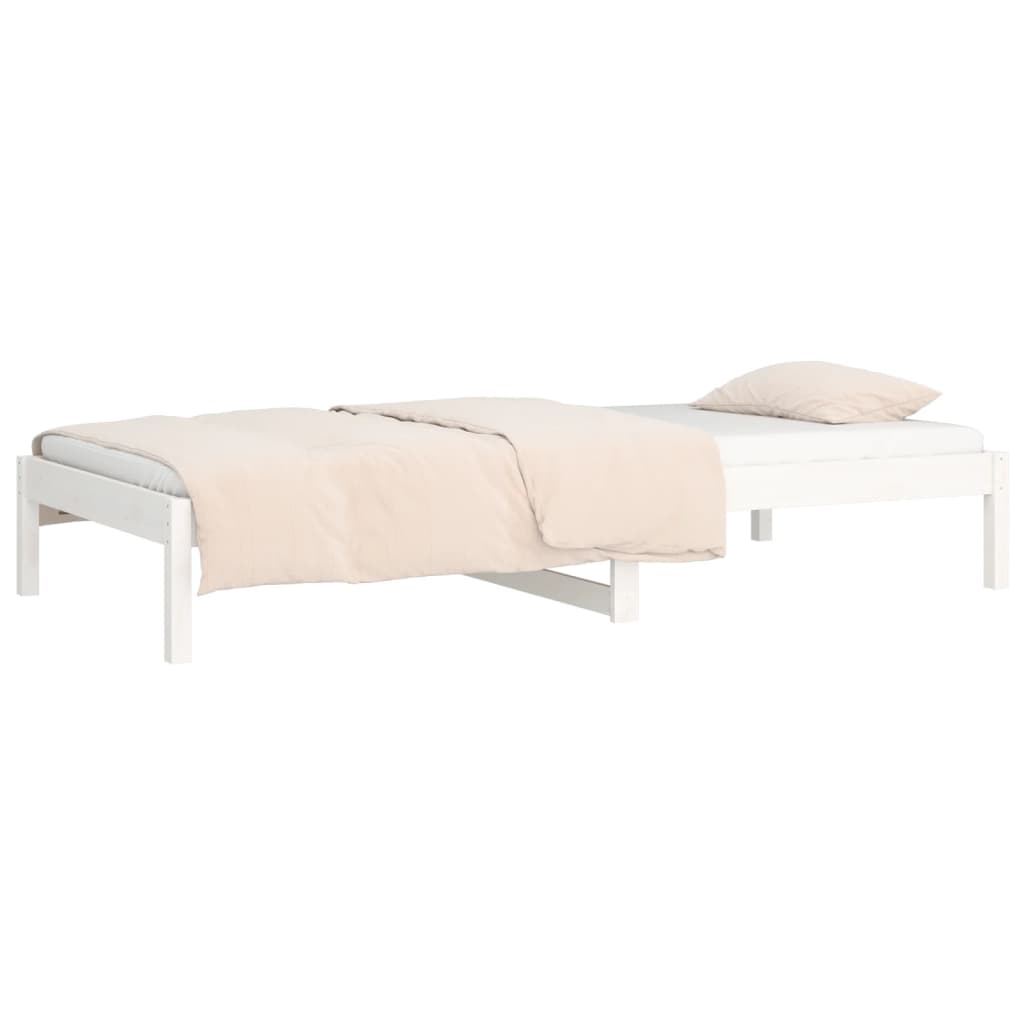 Slaapbank 90x190 cm massief grenenhout wit Bedden & bedframes | Creëer jouw Trendy Thuis | Gratis bezorgd & Retour | Trendy.nl