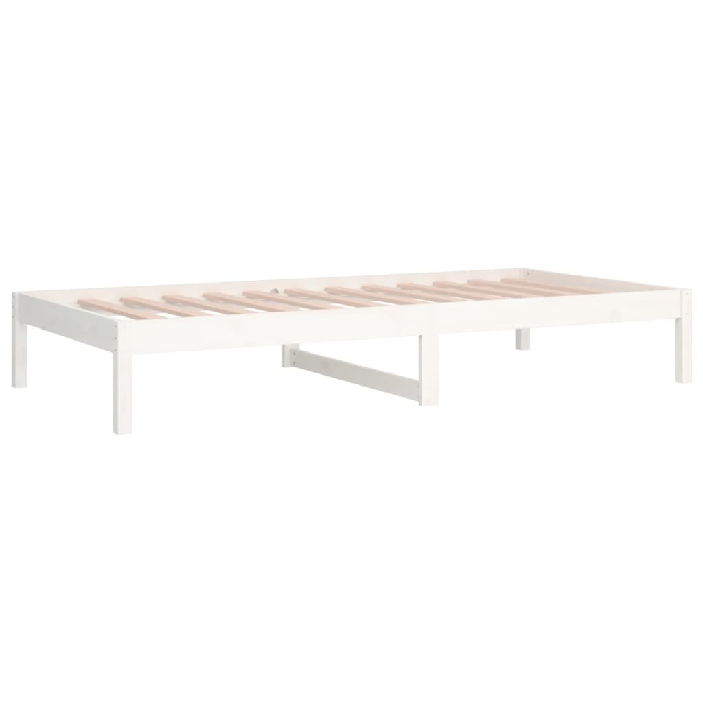 Slaapbank 90x190 cm massief grenenhout wit Bedden & bedframes | Creëer jouw Trendy Thuis | Gratis bezorgd & Retour | Trendy.nl