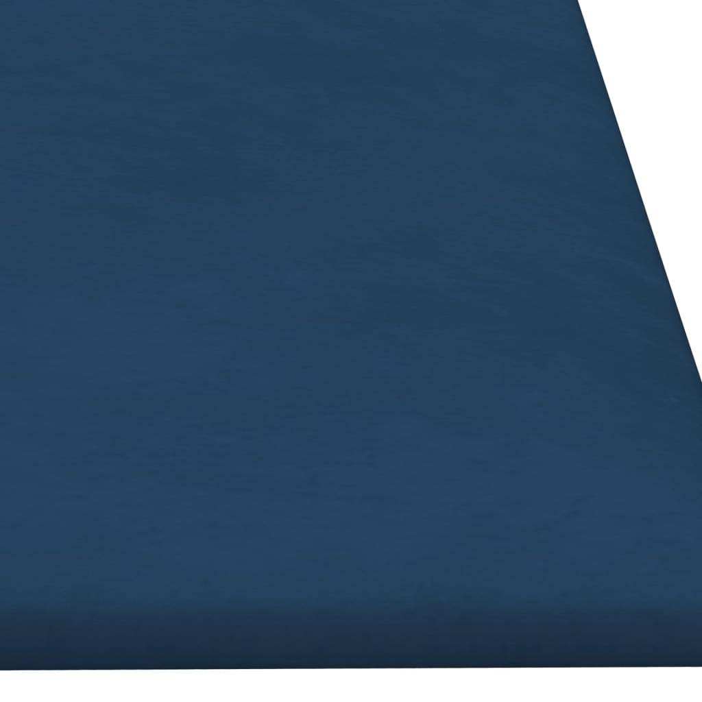Wandpanelen 12 st 3,24 m² 90x30 cm fluweel blauw Wandpanelen | Creëer jouw Trendy Thuis | Gratis bezorgd & Retour | Trendy.nl