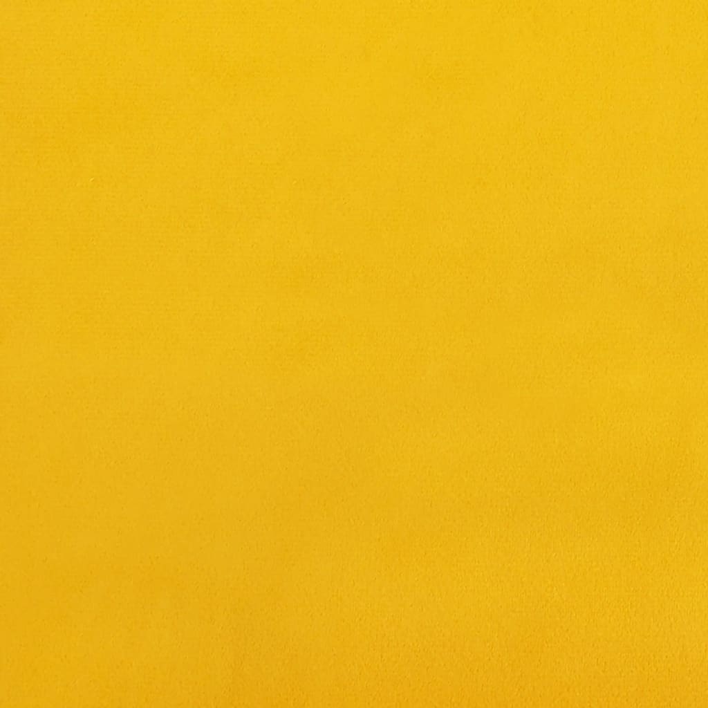 Wandpanelen 12 st 1,08 m² 60x15 cm fluweel geel