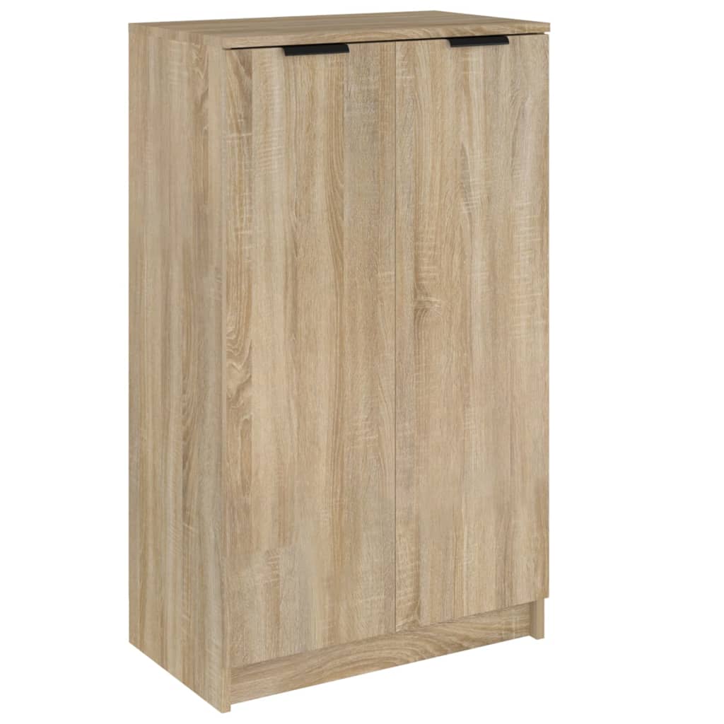 Stijlvolle schoenenkast van bewerkt hout in sonoma eikenkleur - 59x35x100 cm Schoenenrekken | Creëer jouw Trendy Thuis | Gratis bezorgd & Retour | Trendy.nl