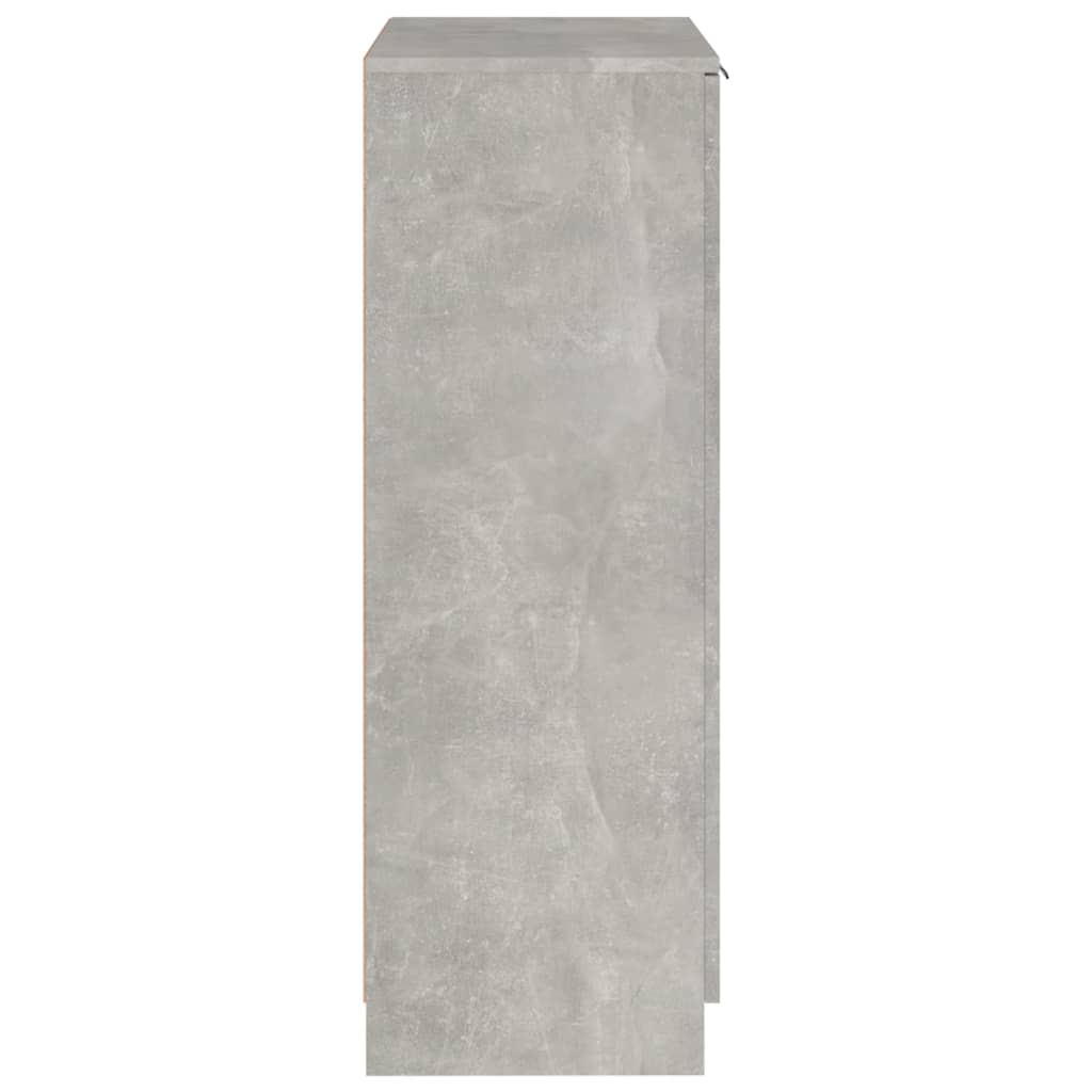 Schoenenkast 59x35x100 cm bewerkt hout betongrijs Schoenenrekken | Creëer jouw Trendy Thuis | Gratis bezorgd & Retour | Trendy.nl