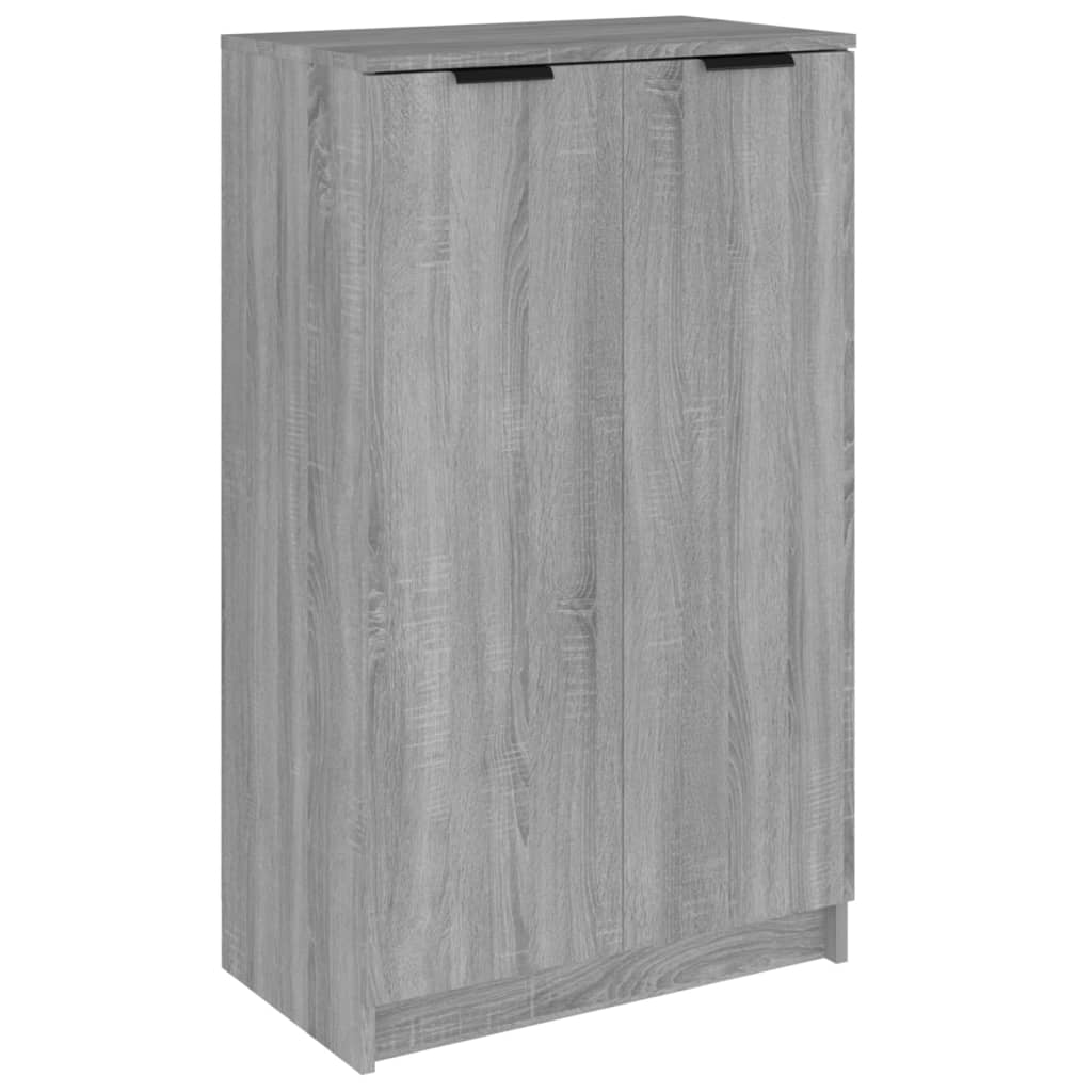 Schoenenkast 59x35x100 cm bewerkt hout grijs sonoma eikenkleur Schoenenrekken | Creëer jouw Trendy Thuis | Gratis bezorgd & Retour | Trendy.nl