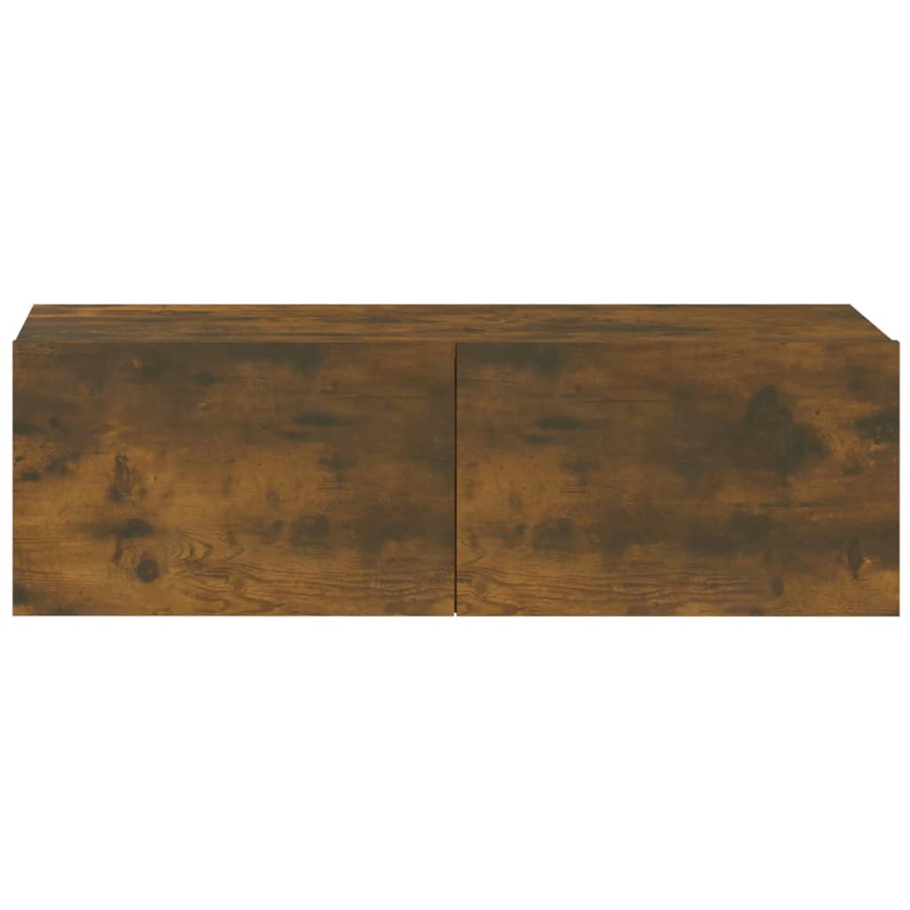 Tv-wandmeubels 2 st 100x30x30 cm bewerkt hout gerookt eiken Tv-meubels | Creëer jouw Trendy Thuis | Gratis bezorgd & Retour | Trendy.nl