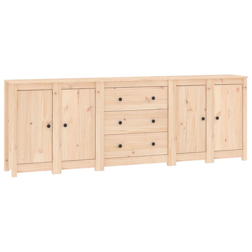 Dressoir 230x35x80 cm massief grenenhout Dressoirs & buffetkasten | Creëer jouw Trendy Thuis | Gratis bezorgd & Retour | Trendy.nl