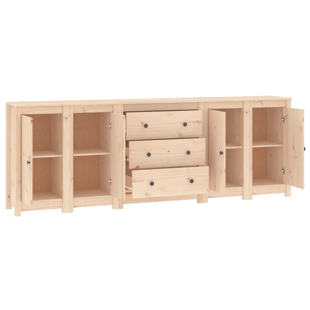 Dressoir 230x35x80 cm massief grenenhout Dressoirs & buffetkasten | Creëer jouw Trendy Thuis | Gratis bezorgd & Retour | Trendy.nl