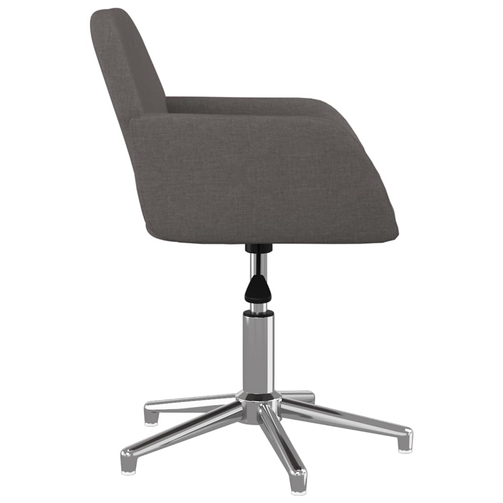 Kantoorstoel draaibaar stof donkergrijs Bureaustoelen | Creëer jouw Trendy Thuis | Gratis bezorgd & Retour | Trendy.nl