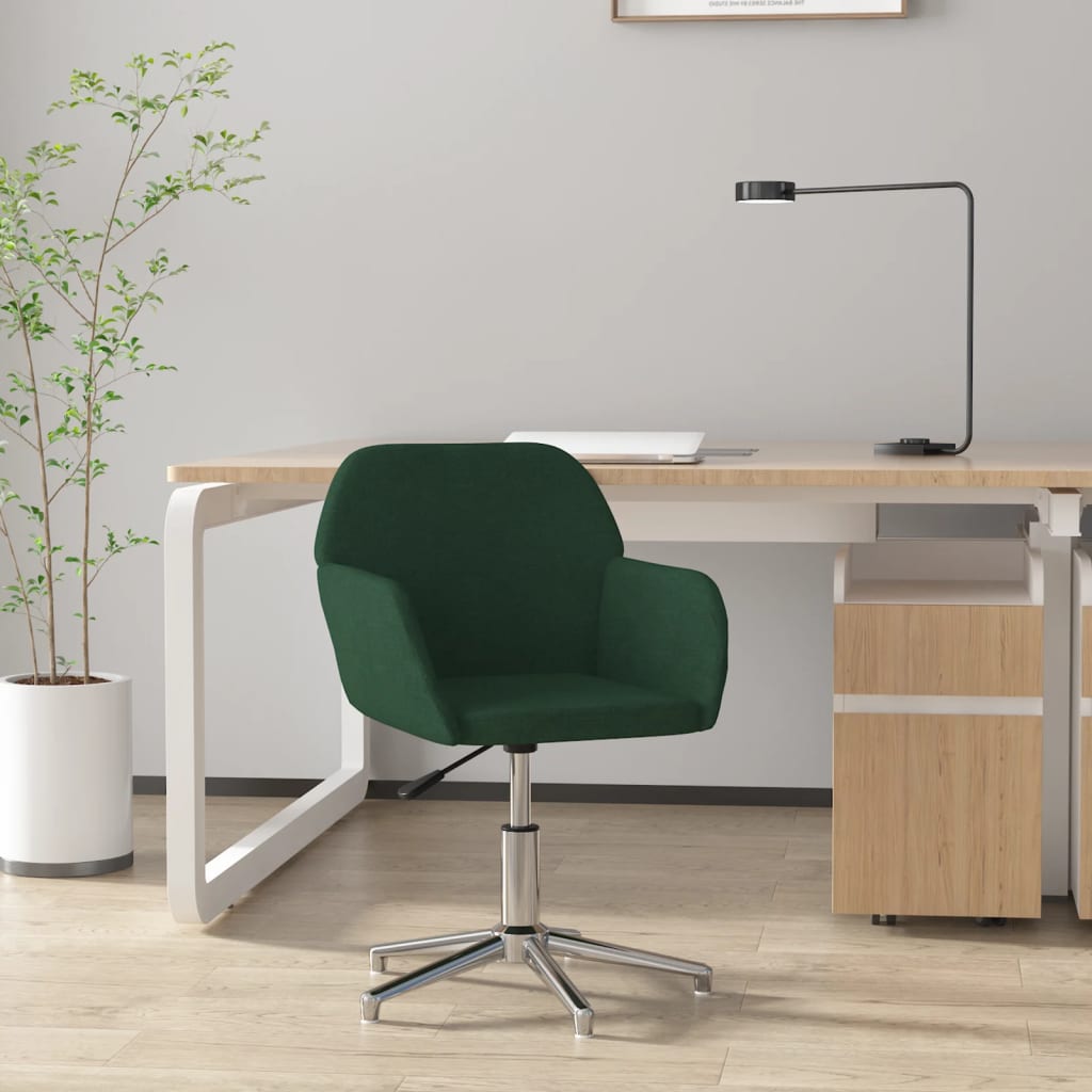 Kantoorstoel draaibaar stof donkergroen Bureaustoelen | Creëer jouw Trendy Thuis | Gratis bezorgd & Retour | Trendy.nl