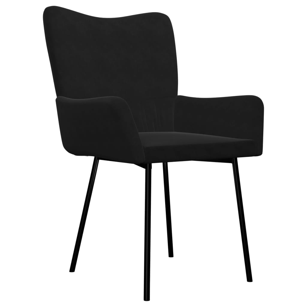 Eetkamerstoelen 2 st fluweel zwart Eetkamerstoelen | Creëer jouw Trendy Thuis | Gratis bezorgd & Retour | Trendy.nl