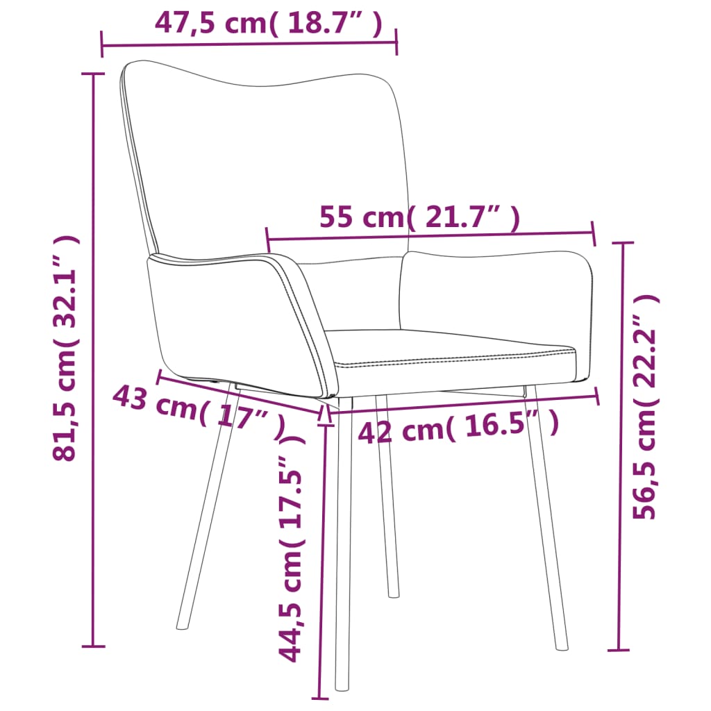 Eetkamerstoelen 2 st fluweel zwart Eetkamerstoelen | Creëer jouw Trendy Thuis | Gratis bezorgd & Retour | Trendy.nl