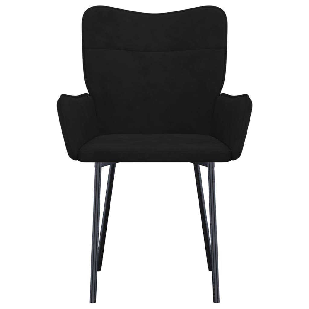 Eetkamerstoelen 2 st fluweel zwart Eetkamerstoelen | Creëer jouw Trendy Thuis | Gratis bezorgd & Retour | Trendy.nl