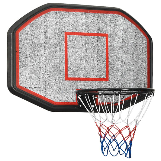 Basketbalbord 109x71x3 cm polyetheen zwart Basketbalborden | Creëer jouw Trendy Thuis | Gratis bezorgd & Retour | Trendy.nl