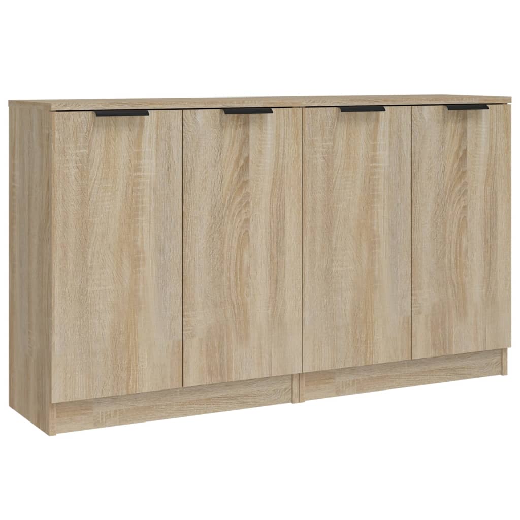 Dressoirs 2 st 60x30x70 cm bewerkt hout sonoma eikenkleurig Dressoirs & buffetkasten | Creëer jouw Trendy Thuis | Gratis bezorgd & Retour | Trendy.nl