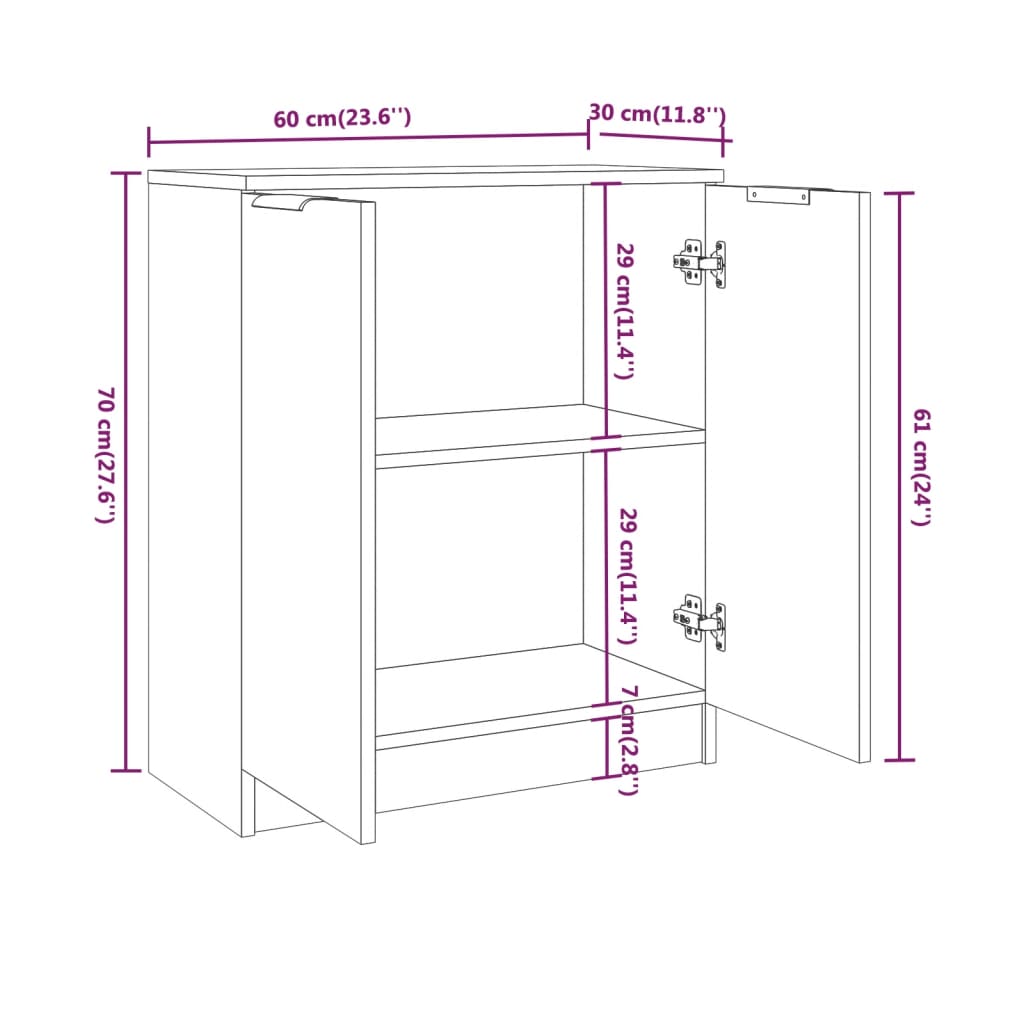 3 st Dressoirs bewerkt hout wit Dressoirs & buffetkasten | Creëer jouw Trendy Thuis | Gratis bezorgd & Retour | Trendy.nl