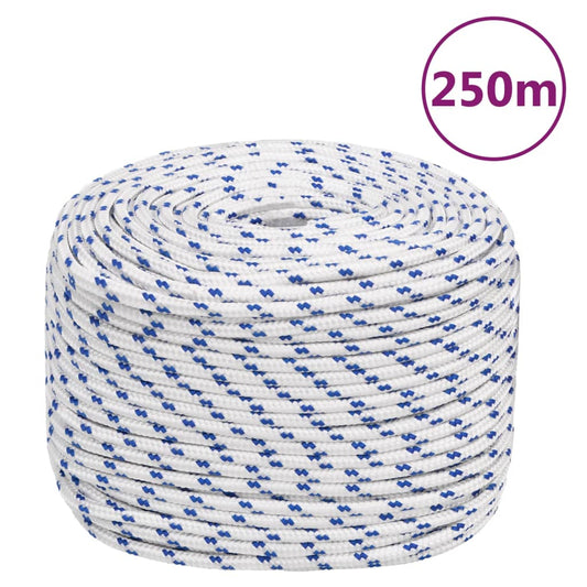 Boot touw 8 mm 250 m polypropyleen wit Touw | Creëer jouw Trendy Thuis | Gratis bezorgd & Retour | Trendy.nl