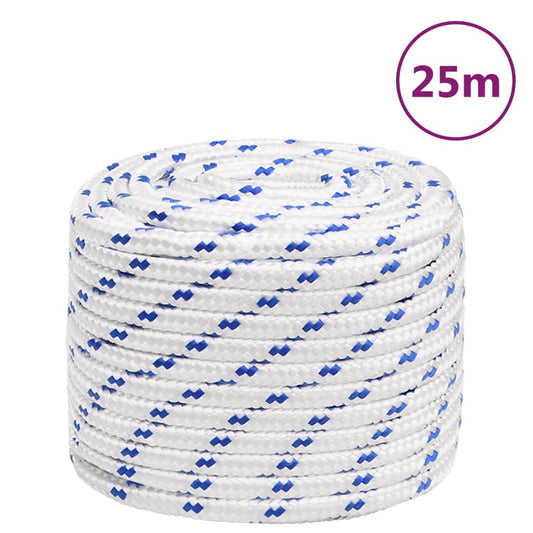 Boot touw 16 mm 25 m polypropyleen wit Touw | Creëer jouw Trendy Thuis | Gratis bezorgd & Retour | Trendy.nl