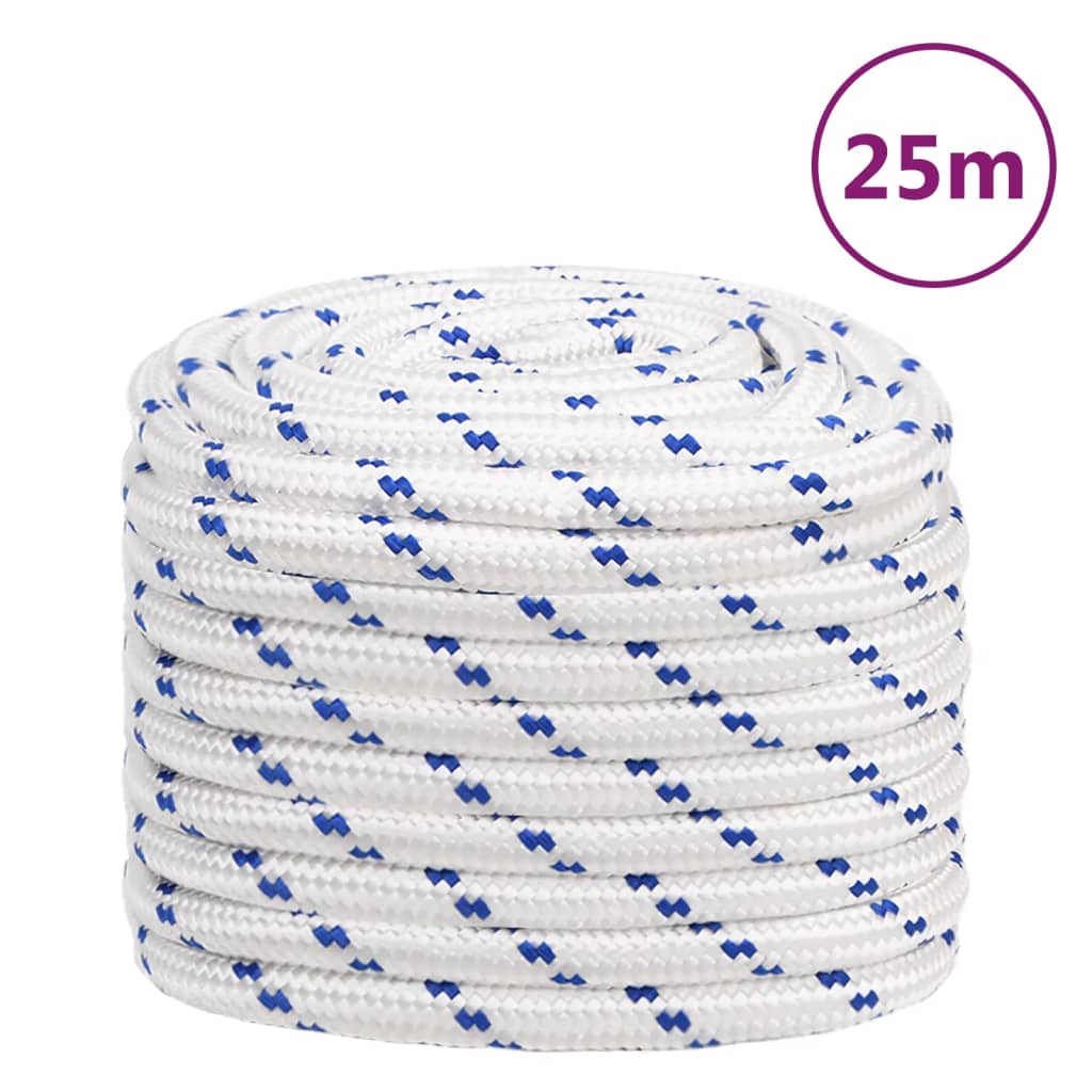 Boot touw 20 mm 25 m polypropyleen wit Touw | Creëer jouw Trendy Thuis | Gratis bezorgd & Retour | Trendy.nl