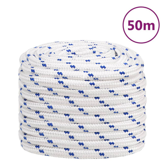 Boot touw 20 mm 50 m polypropyleen wit Touw | Creëer jouw Trendy Thuis | Gratis bezorgd & Retour | Trendy.nl