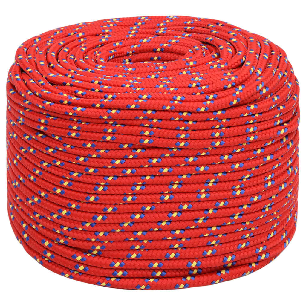 Boottouw 8 mm 25 m polypropyleen rood Touw | Creëer jouw Trendy Thuis | Gratis bezorgd & Retour | Trendy.nl