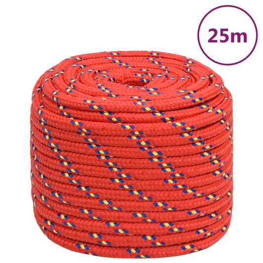 Boottouw 18 mm 25 m polypropyleen rood Touw | Creëer jouw Trendy Thuis | Gratis bezorgd & Retour | Trendy.nl