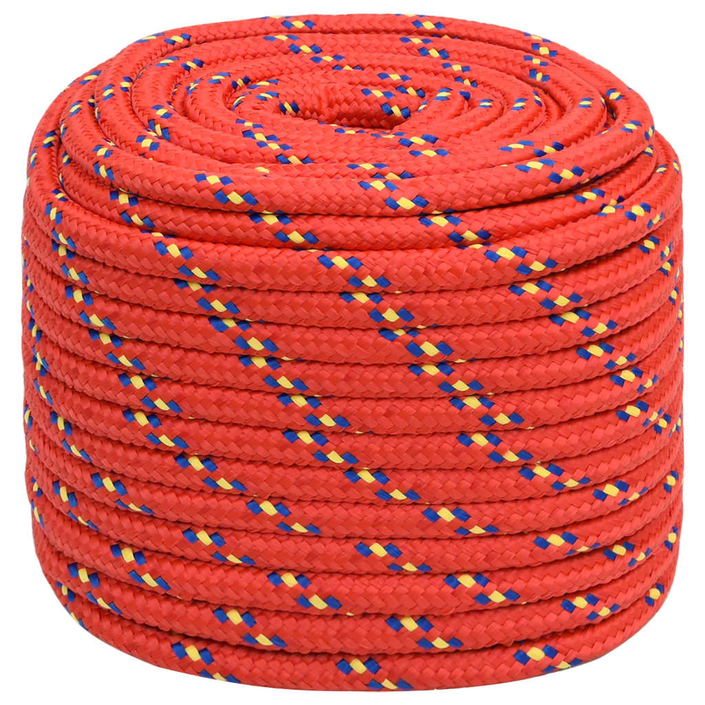 Boottouw 18 mm 100 m polypropyleen rood Touw | Creëer jouw Trendy Thuis | Gratis bezorgd & Retour | Trendy.nl