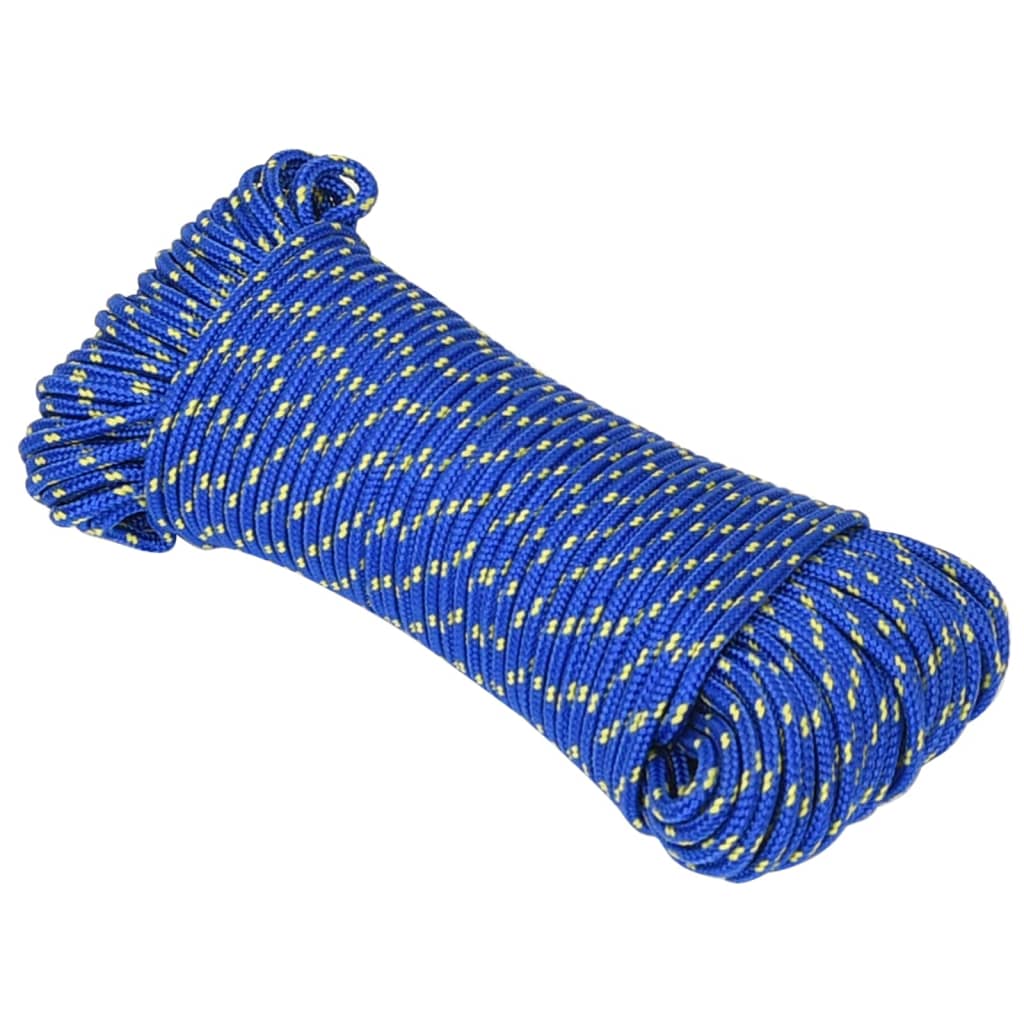 Boottouw 3 mm 500 m polypropyleen blauw Touw | Creëer jouw Trendy Thuis | Gratis bezorgd & Retour | Trendy.nl