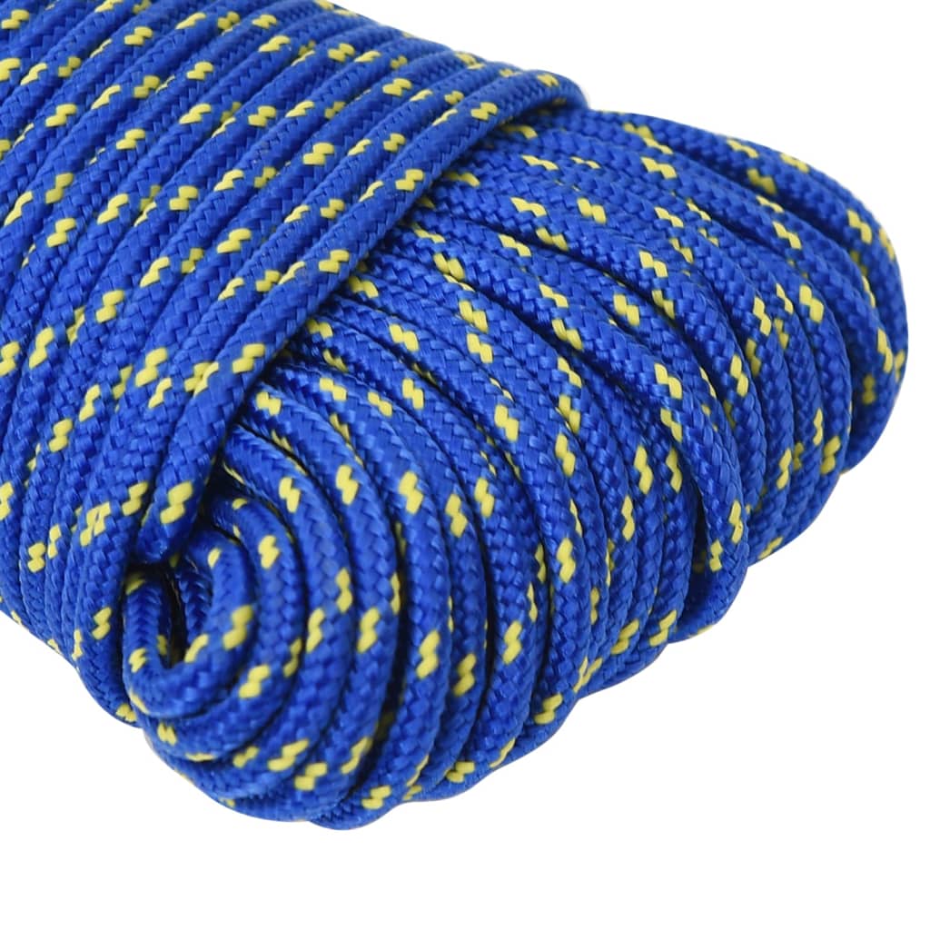 Boottouw 3 mm 500 m polypropyleen blauw Touw | Creëer jouw Trendy Thuis | Gratis bezorgd & Retour | Trendy.nl