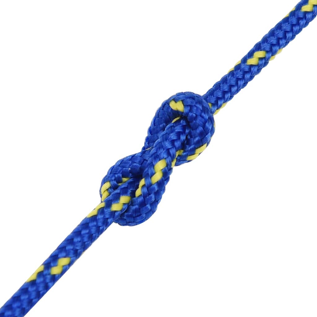 Boottouw 3 mm 500 m polypropyleen blauw Touw | Creëer jouw Trendy Thuis | Gratis bezorgd & Retour | Trendy.nl