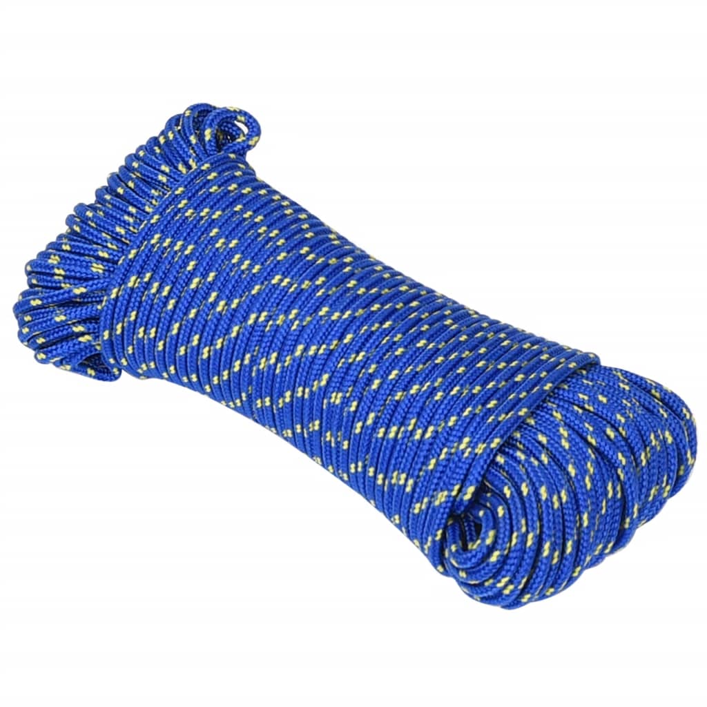 Boottouw 5 mm 25 m polypropyleen blauw