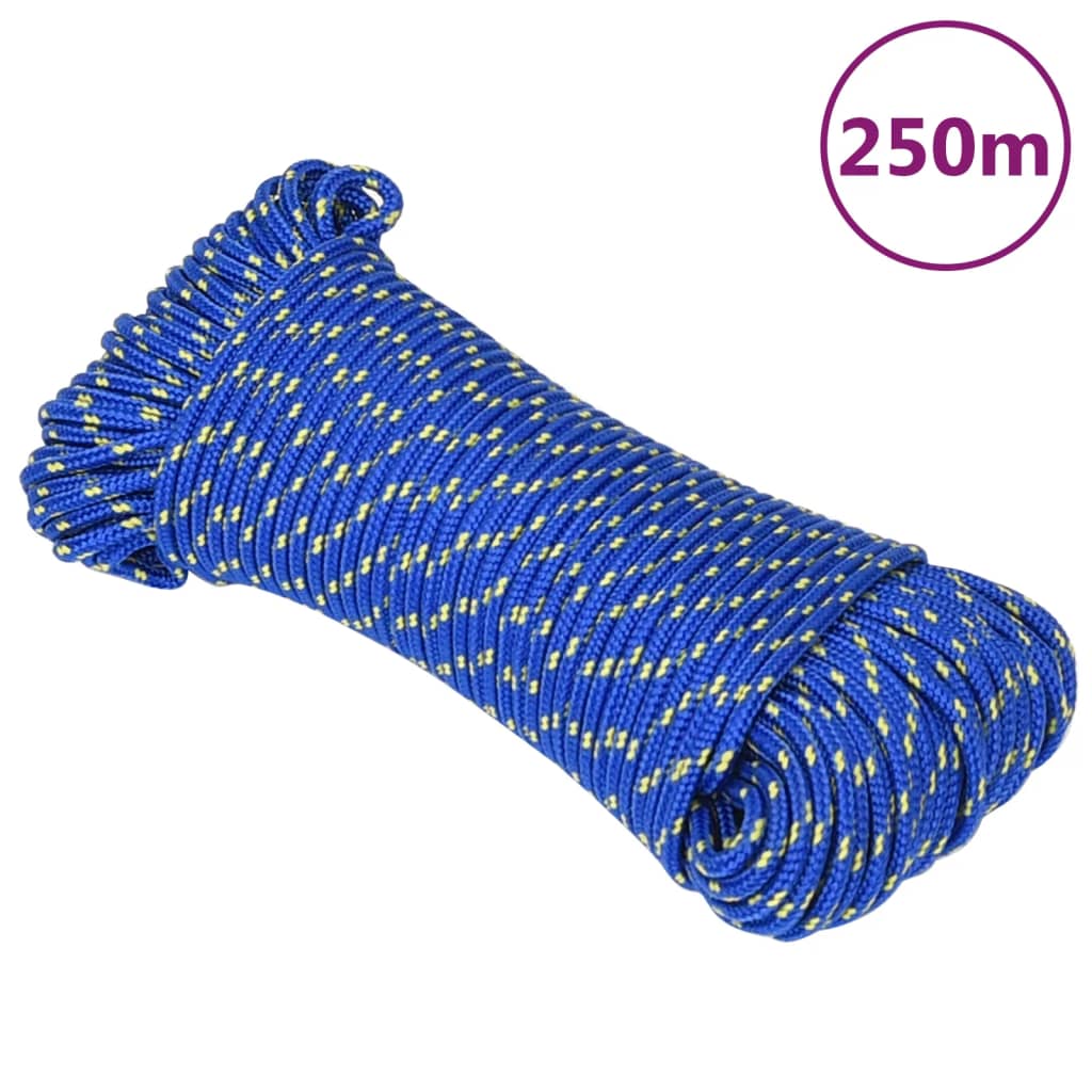 Boottouw 5 mm 250 m polypropyleen blauw Touw | Creëer jouw Trendy Thuis | Gratis bezorgd & Retour | Trendy.nl