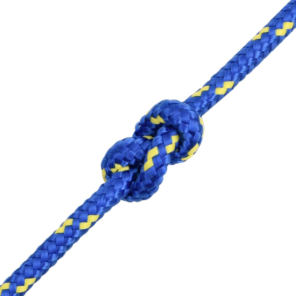 Boot touw 6 mm 50 m polypropyleen blauw Touw | Creëer jouw Trendy Thuis | Gratis bezorgd & Retour | Trendy.nl