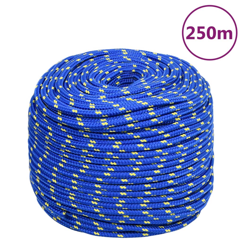 Boottouw 6 mm 250 m polypropyleen blauw Touw | Creëer jouw Trendy Thuis | Gratis bezorgd & Retour | Trendy.nl