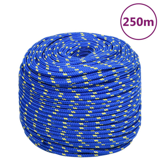 Boottouw 6 mm 250 m polypropyleen blauw Touw | Creëer jouw Trendy Thuis | Gratis bezorgd & Retour | Trendy.nl