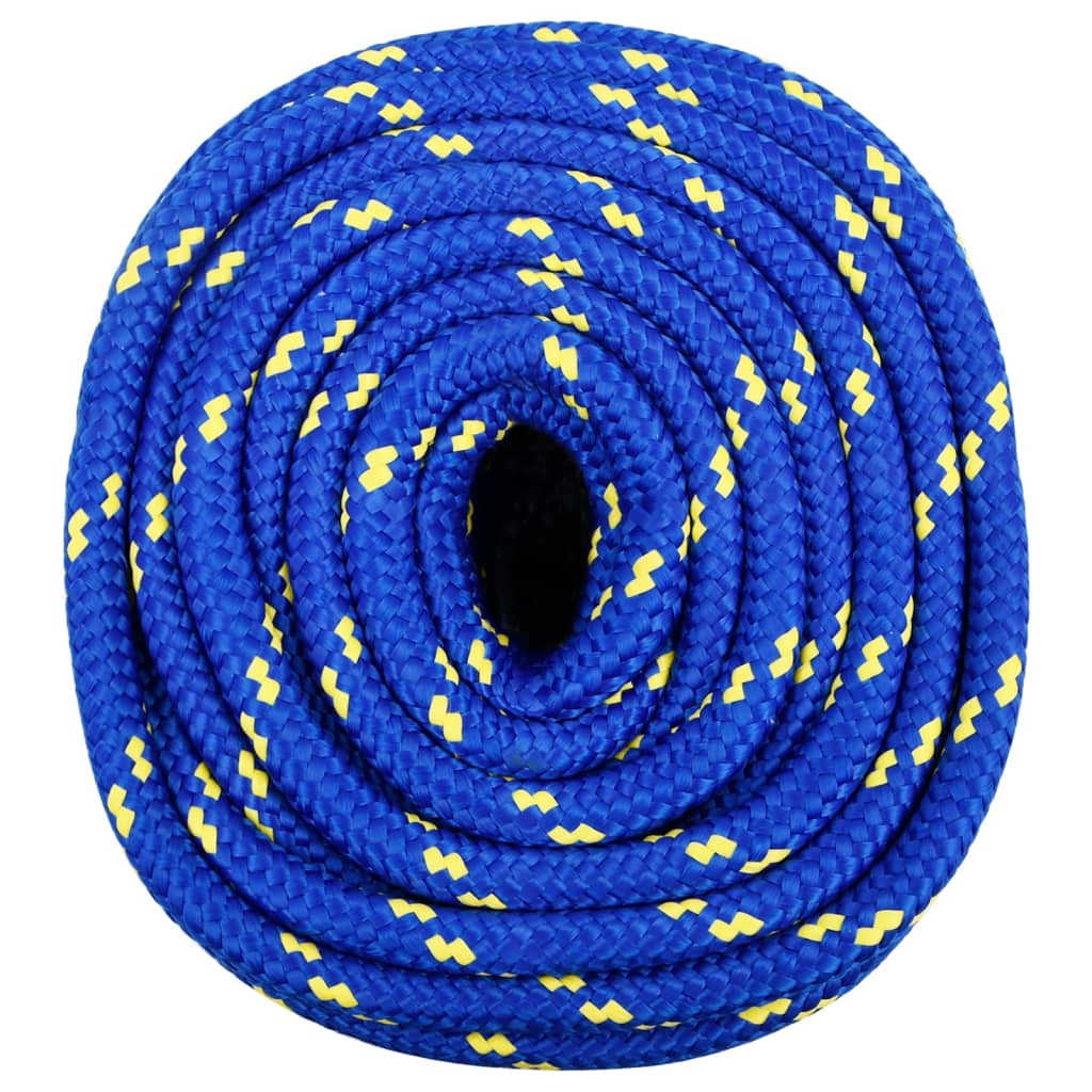 Boottouw 18 mm 25 m polypropeen blauw