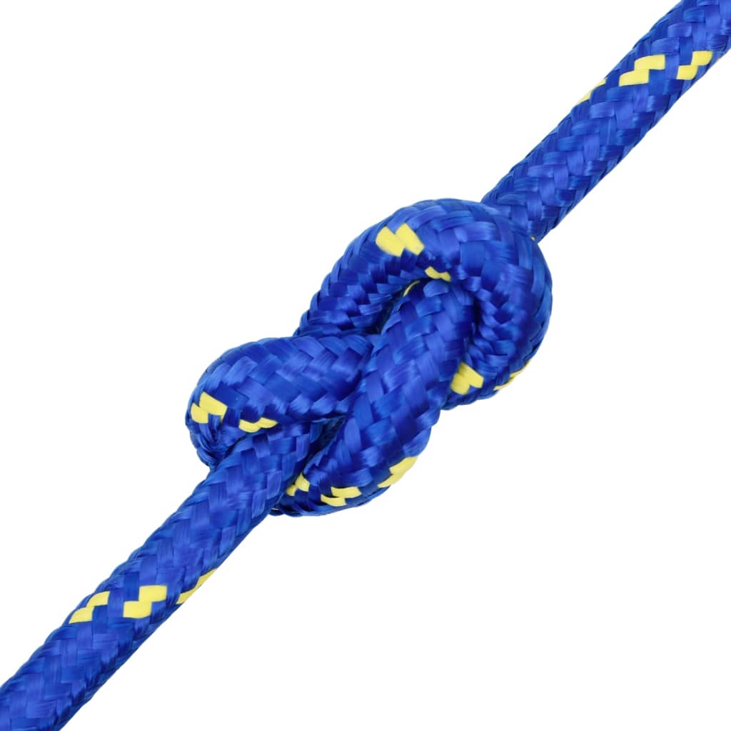 Boottouw 20 mm 50 m polypropeen blauw