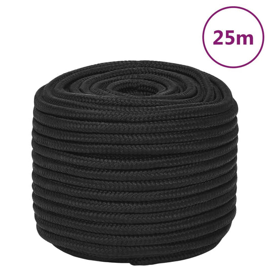 Boottouw 12 mm 25 m polypropeen zwart Touw | Creëer jouw Trendy Thuis | Gratis bezorgd & Retour | Trendy.nl