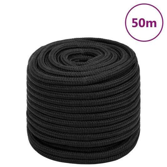 Boottouw 16 mm 50 m polypropeen zwart Touw | Creëer jouw Trendy Thuis | Gratis bezorgd & Retour | Trendy.nl